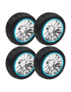 Juego de 4 Neumáticos RC 1/10 HIRCQOO con Llantas Plásticas