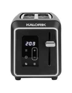 Tostadora Kalorik 2 Rebanadas LED 850W Negro con 6 Configuraciones