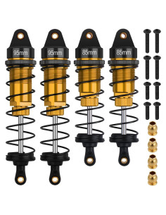 Juego de Amortiguadores RC 4Pcs Arrarown 85mm Delantero 95mm Trasero