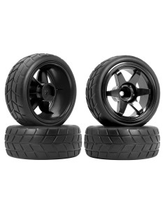 Ruedas y Neumáticos RC Drift 1/10 RCStation 4PCS 65.8mm