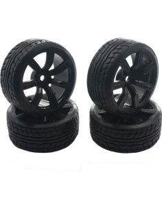 4 Llantas de Plástico Duro ShareGoo 62mm para Autos RC Drift 2