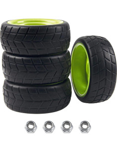 Ruedas de 5 radios HIRCQOO 66 mm para coches RC 1/10 2