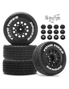 Ruedas y Neumáticos RC Daitoku 1/10 Hex 12/14/17mm - 4 Piezas