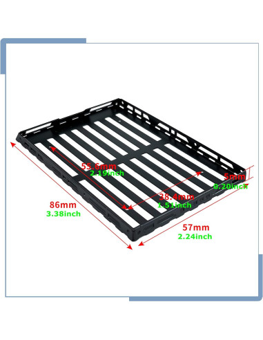Juego de portaequipajes RC Zolikar para Kyosho Mini Z 1/18