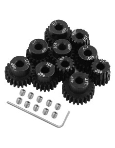 Engranaje Piñón de Acero Pothyes 48P 3.175mm 14T-23T para RC