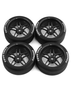 Neumáticos RC Drift REDSPIDER 1:10 4PCS Caucho 12mm Hex