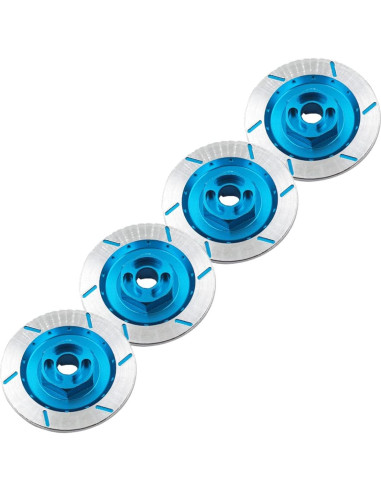 4 Piezas Disco de Freno Decorativo Aluminio 12mm ShareGoo Azul