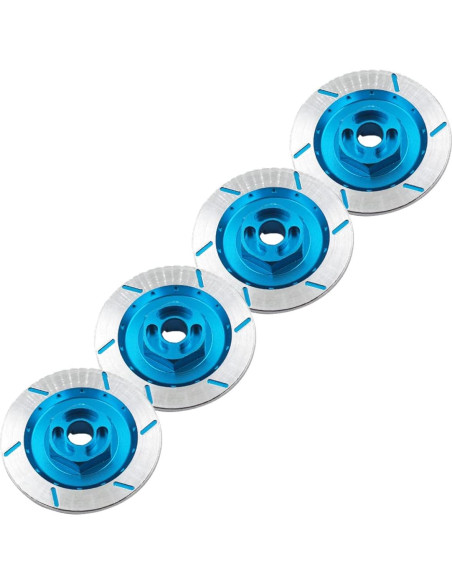 4 Piezas Disco de Freno Decorativo Aluminio 12mm ShareGoo Azul