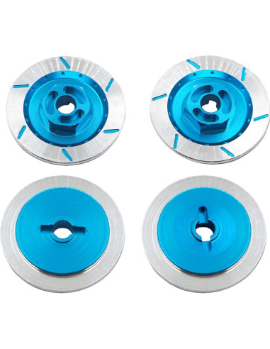 4 Piezas Disco de Freno Decorativo Aluminio 12mm ShareGoo Azul