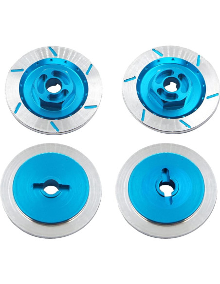 4 Piezas Disco de Freno Decorativo Aluminio 12mm ShareGoo Azul