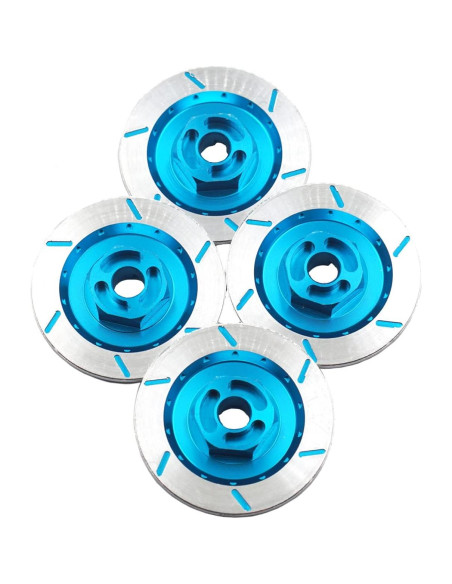 4 Piezas Disco de Freno Decorativo Aluminio 12mm ShareGoo Azul