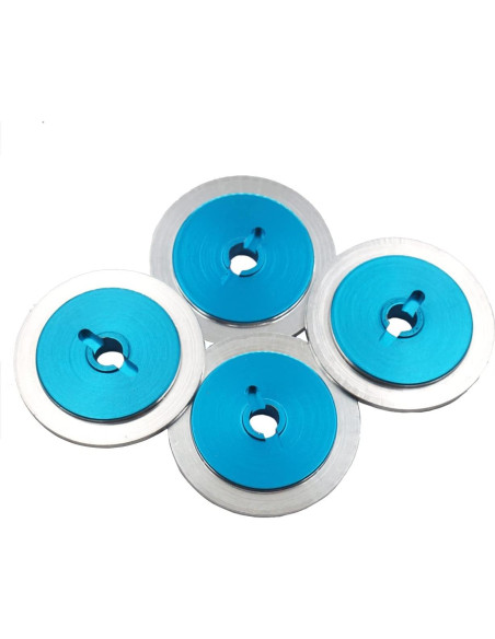 4 Piezas Disco de Freno Decorativo Aluminio 12mm ShareGoo Azul