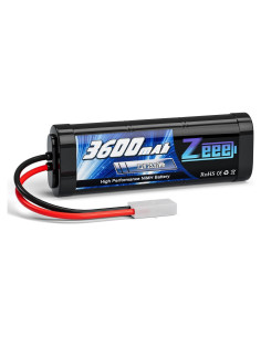 Batería NiMH Zeee 7.2V 3600mAh con Conector Tamiya para RC