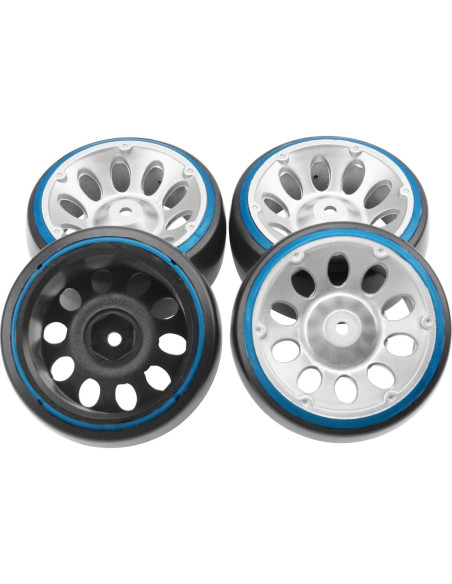 Neumáticos de Drift RC 1/10 HIRCQOO 4 Piezas 65mm