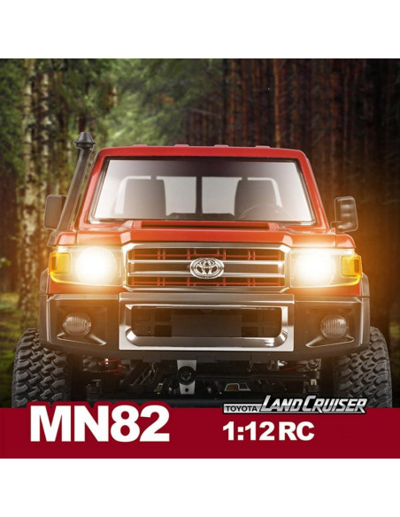 Camión RC 4x4 Toyota LC79 MN-82 Todo Terreno 1/12 Control Remoto