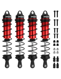 Amortiguadores Traseros RC 4PCS 130mm ARRAROWN Ajustables