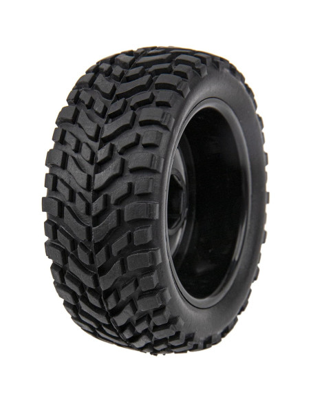 Neumáticos de goma 75mm y llantas plásticas 12mm HIRCQOO