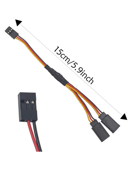 2 Faros LED HIRCQOO 4LED Azules para Coche RC 1/10 1/12