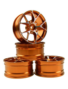 Llantas de Metal RC 1/10 ShareGoo 26mm 10-Radios Dorado 2