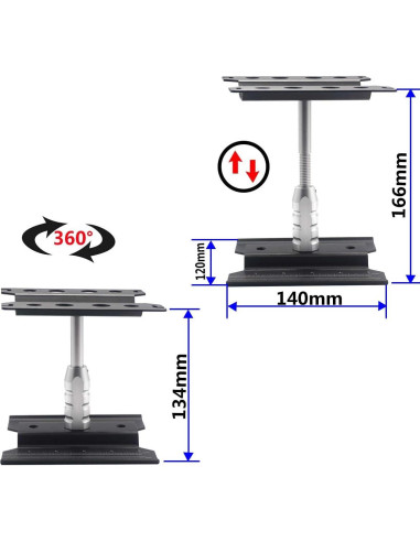 Banco de Trabajo RC Vgoohobby Aluminio 140x120mm Ajustable