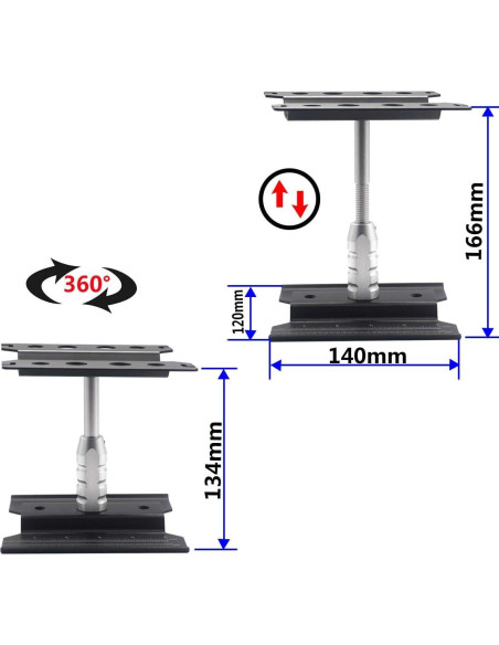 Banco de Trabajo RC Vgoohobby Aluminio 140x120mm Ajustable