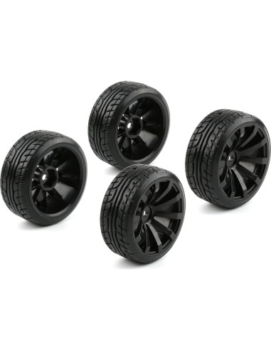 4 Ruedas y Neumáticos Drift 1/10 Rchobbytop 62mm 12mm Hex