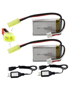 Batería Recargable Li-Po 7.4V 850mAh Blomiky para Coche RC 1/18