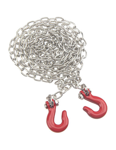 Gancho de Remolque de Metal con Cadena 1/10 RC HIRCQOO