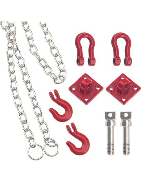 Gancho de Remolque de Metal con Cadena 1/10 RC HIRCQOO