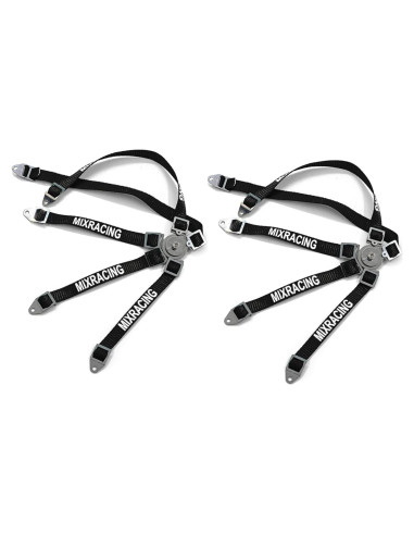 Cinturón de Seguridad para Coche RC 1/10 Chanmoo - Negro