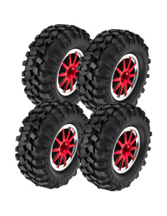 Neumáticos Off-Road 1/10 HIRCQOO 96mm con Llantas 10 Radios 2