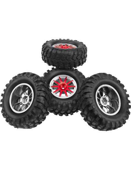 Neumáticos Off-Road 1/10 HIRCQOO 96mm con Llantas 10 Radios