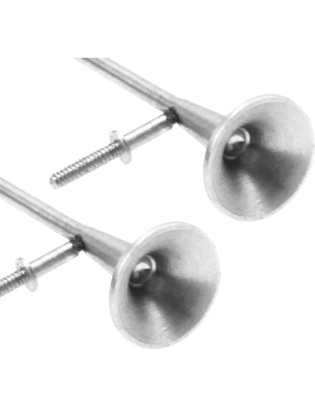 2 Piezas Silbato de Simulación Vgoohobby 48mm para RC Tamiya