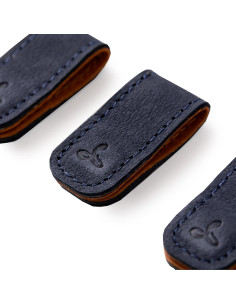 Correas de Cable de Cuero Snakehive - Paquete de 3 Marino 2