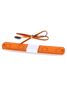 Barra de Luz Flash LED de Policía LAFEINA 14.5cm Naranja