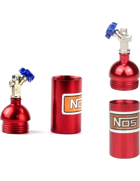2 Pack Botellas de Nitrógeno Decorativas para Crawler RC 1/10