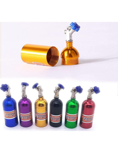 2 Pack Botellas de Nitrógeno Decorativas para Crawler RC 1/10