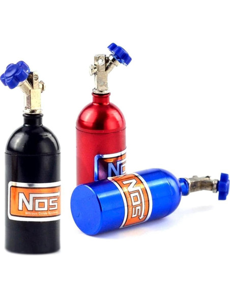 2 Pack Botellas de Nitrógeno Decorativas para Crawler RC 1/10
