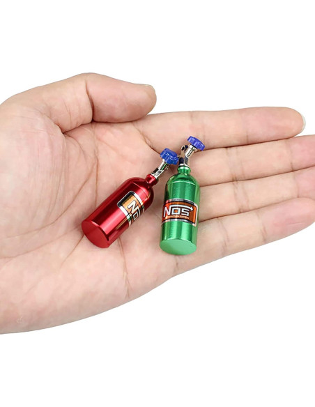 2 Pack Botellas de Nitrógeno Decorativas para Crawler RC 1/10