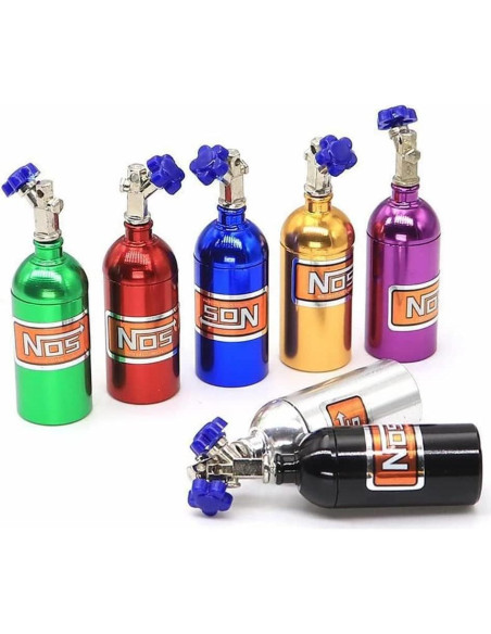 2 Pack Botellas de Nitrógeno Decorativas para Crawler RC 1/10