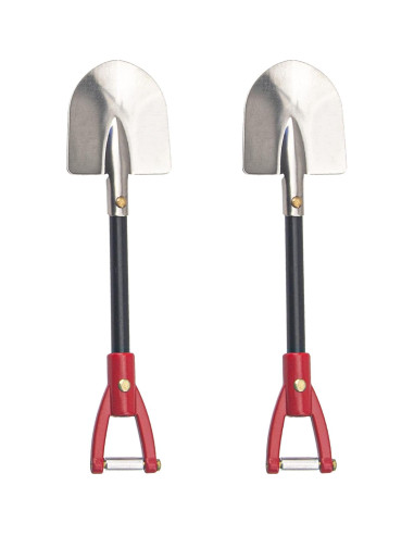 2 Piezas Pala Decorativa Metal RC HIRCQOO 1/10 Rojo
