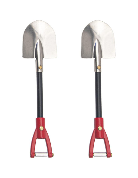 2 Piezas Pala Decorativa Metal RC HIRCQOO 1/10 Rojo