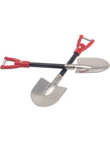 2 Piezas Pala Decorativa Metal RC HIRCQOO 1/10 Rojo