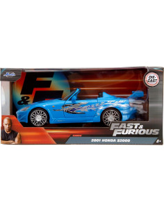 Jada Toys Honda S2000 1:24 Azul de Mia - Modelo Coleccionable 2