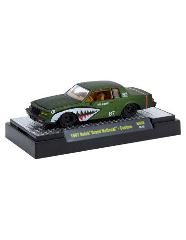 Coche Diecast 1/64 M2 1987 Grand National Verde Metálico