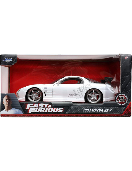 Coche de metal Jada Toys 1993 Mazda RX-7 1:24 Coche de metal Jada Toys 1993 Mazda RX-7 1:24