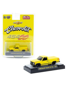 Modelo Diecast M2 Machines 1:64 Chevrolet SS 454 Pickup Amarillo