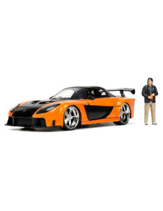 Coche Die-cast Jada Toys 1995 Mazda RX-7 1:24 con Figura Han