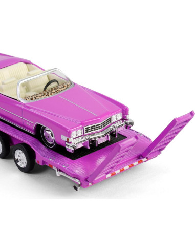 Greenlight Collectibles 31180-C 1:64 Escala True Romance Auto y Remolque