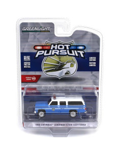 Camión 1/64 Greenlight 1990 Suburban K2500 NYPD 2
